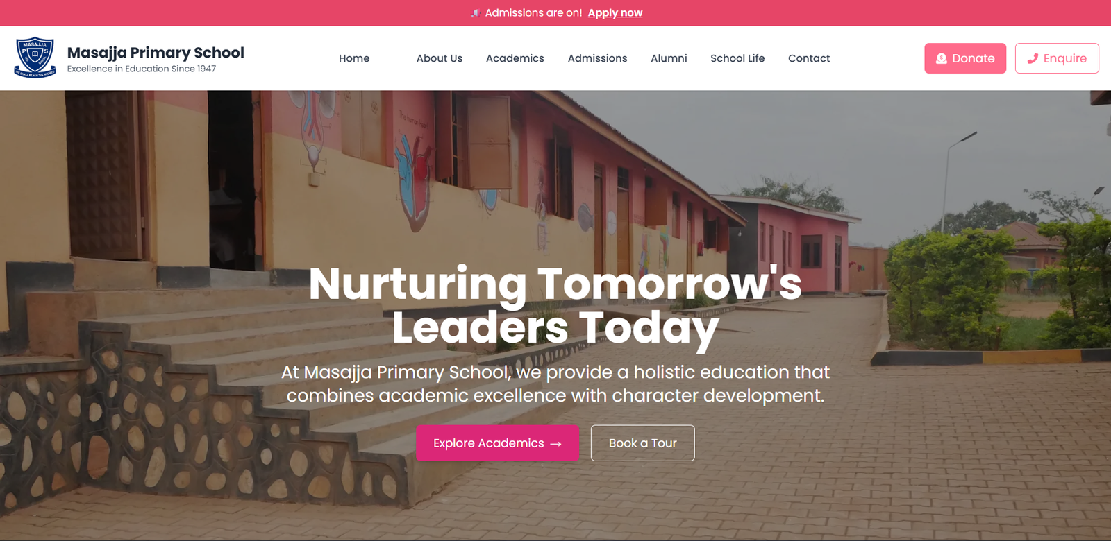 Masajja Primary School website