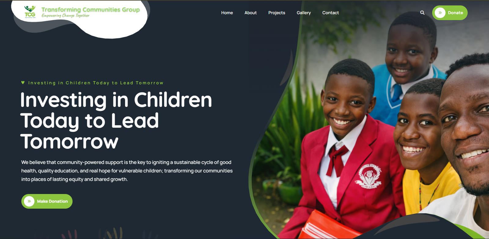 TCG Community website